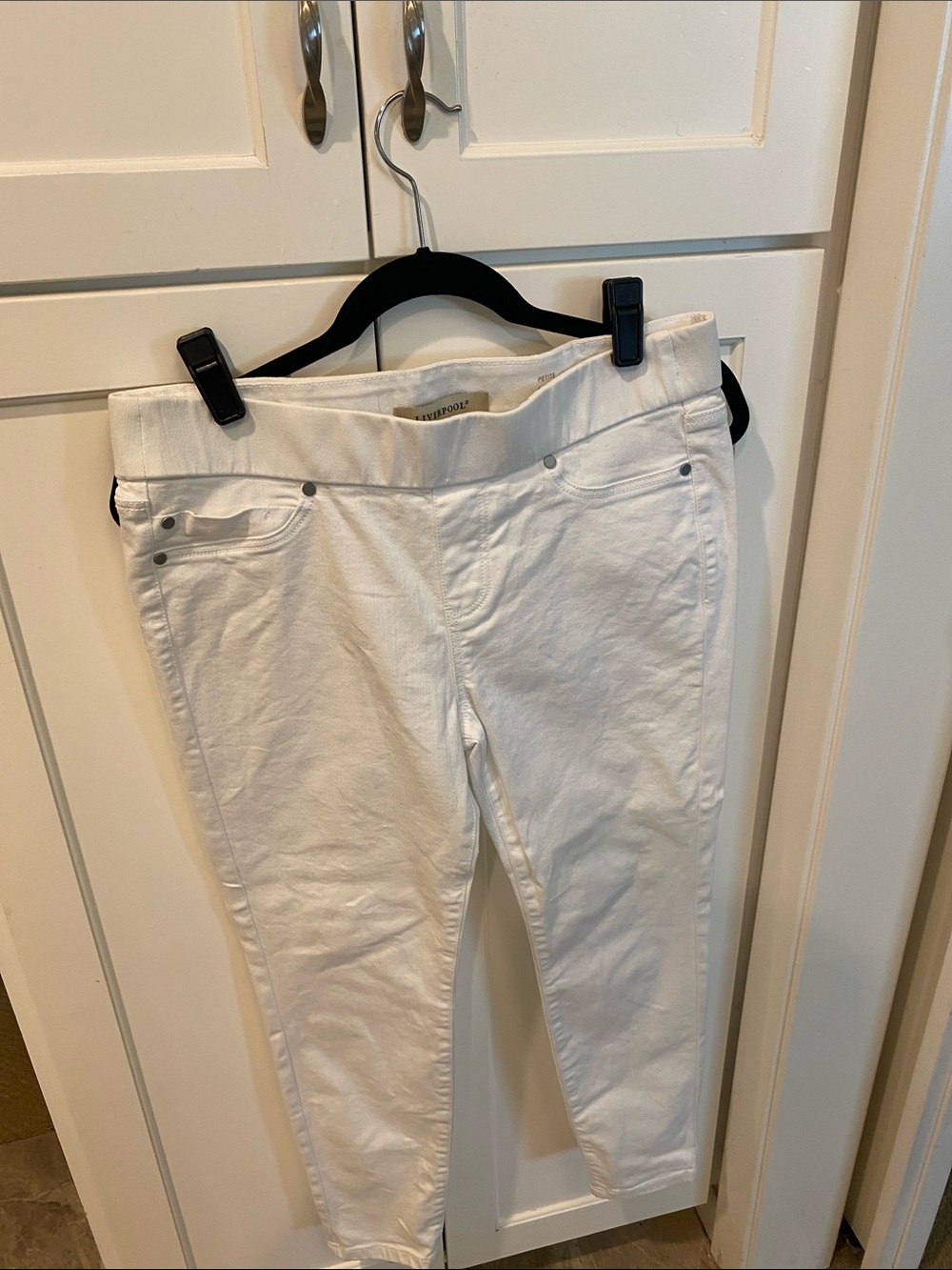 Liverpool Siena Jeggings White Women's Stretch Jeans petite 6